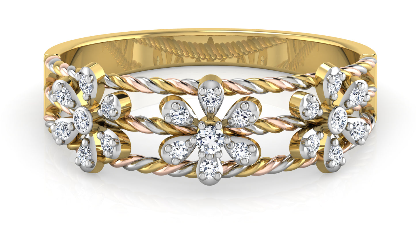 Three Musketeers Diamond Ring