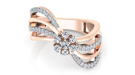 River Touch Diamond Ring