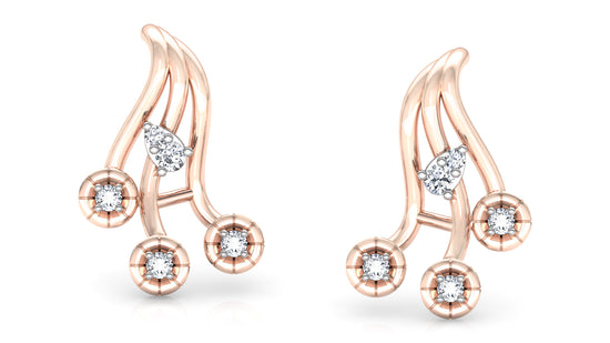 Flow Slow Diamond Earrings