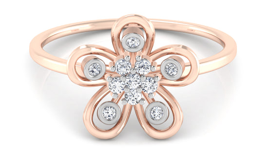 Miracle Flower Diamond Ring