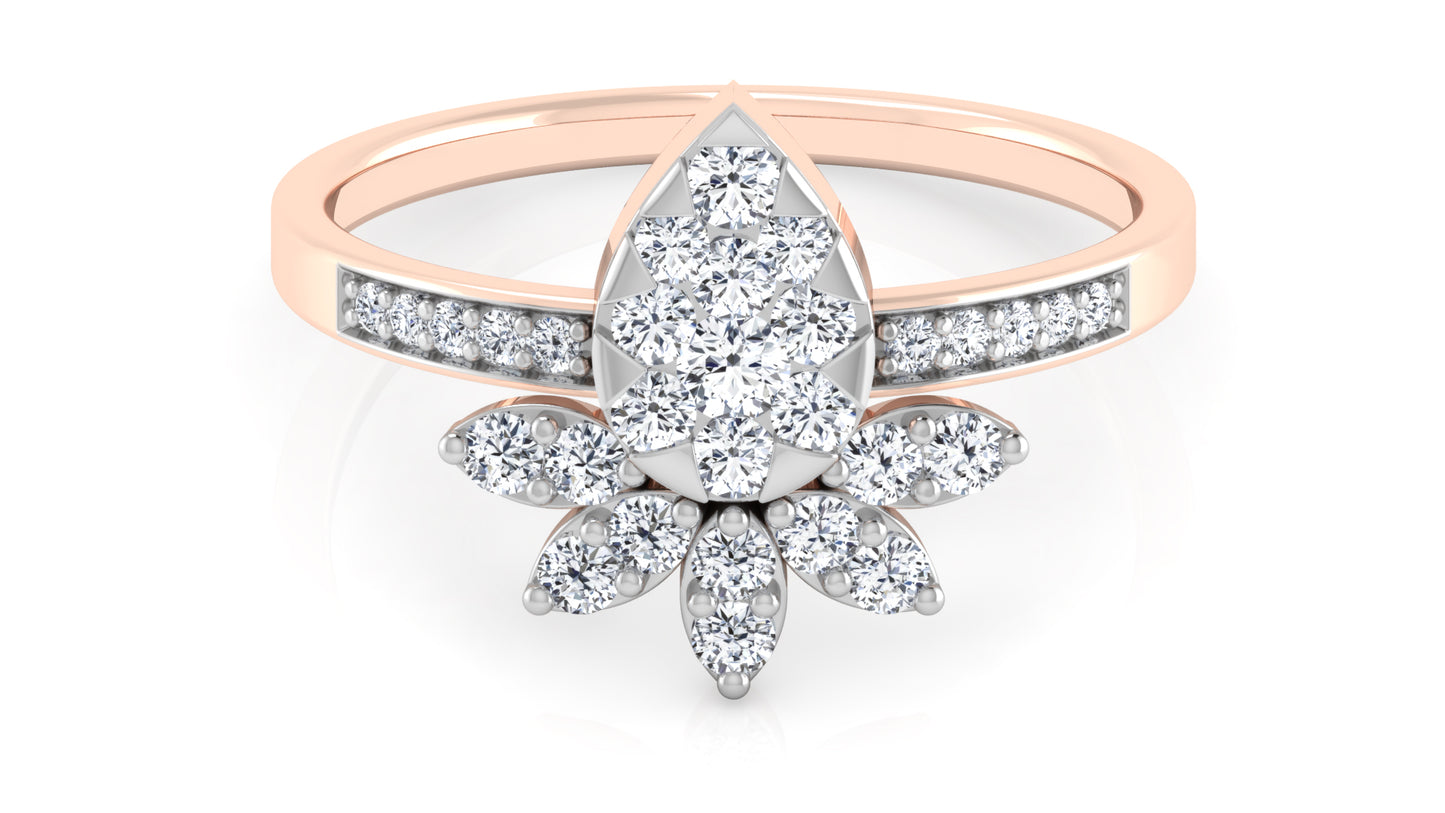 Lotus Wonder Diamond Ring