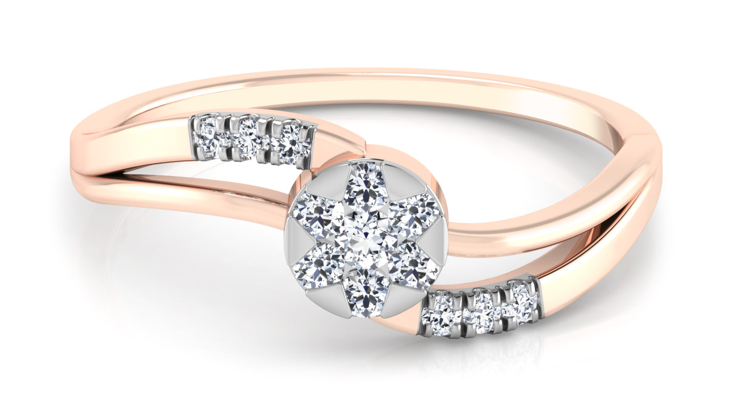 Rising Star Diamond Ring