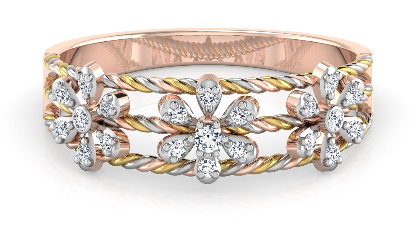 Three Musketeers Diamond Ring