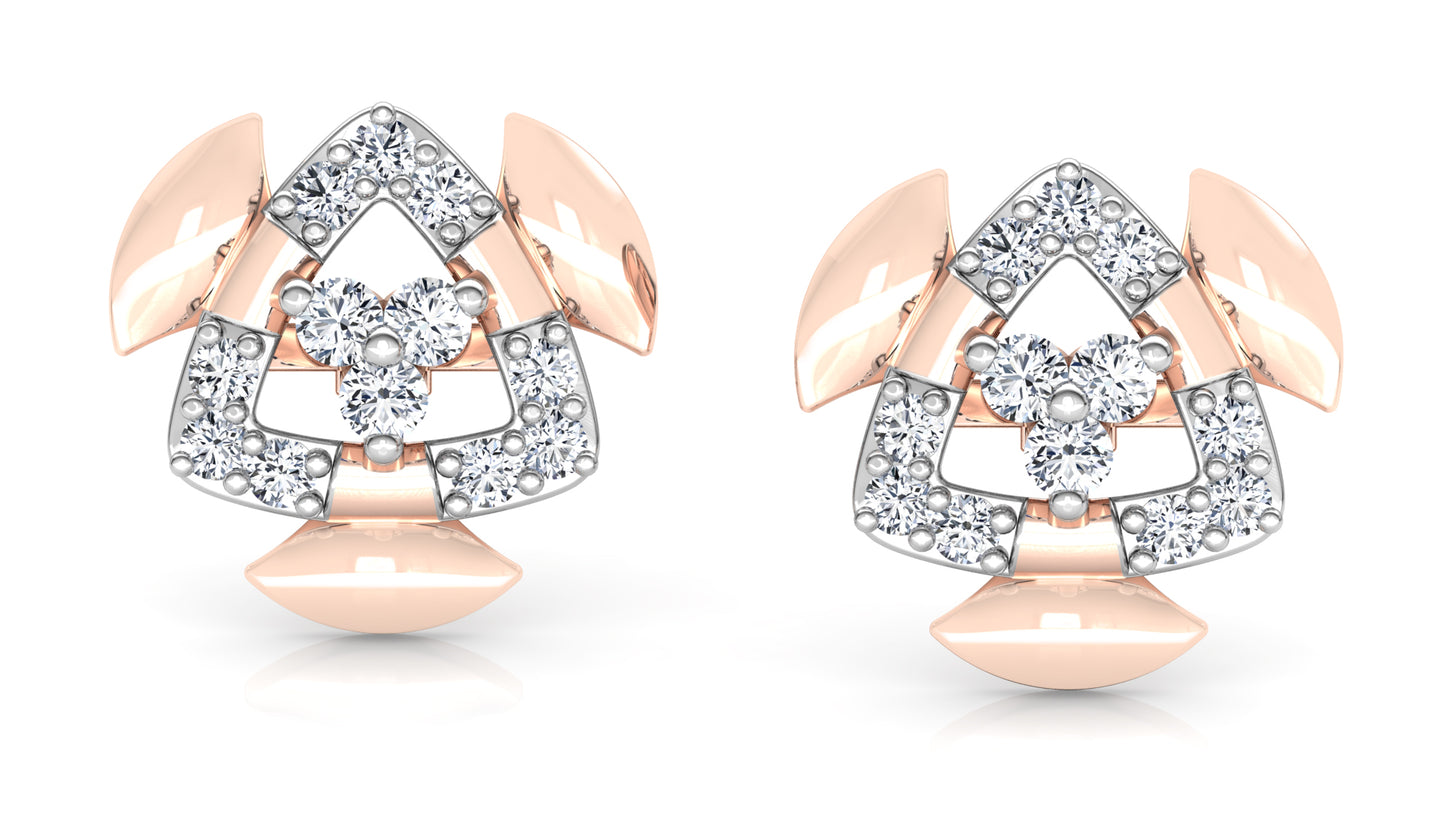 Exploding Beauty Diamond Earrings And Pendant Set