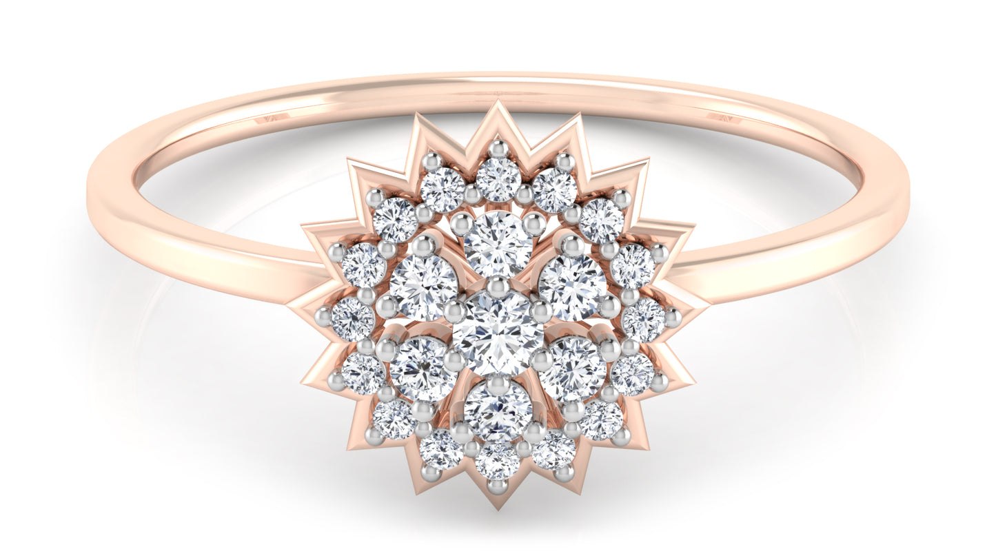 Crysanthemum Bliss Diamond Ring