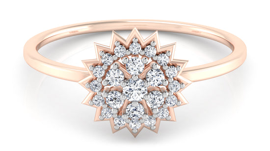 Crysanthemum Bliss Diamond Ring