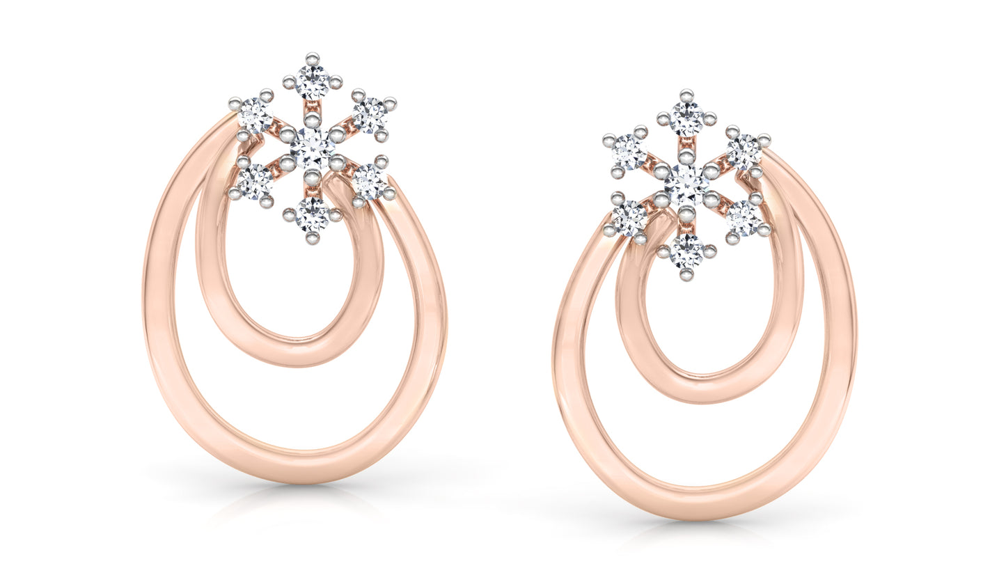 Eccentric Beauty Diamond Earrings