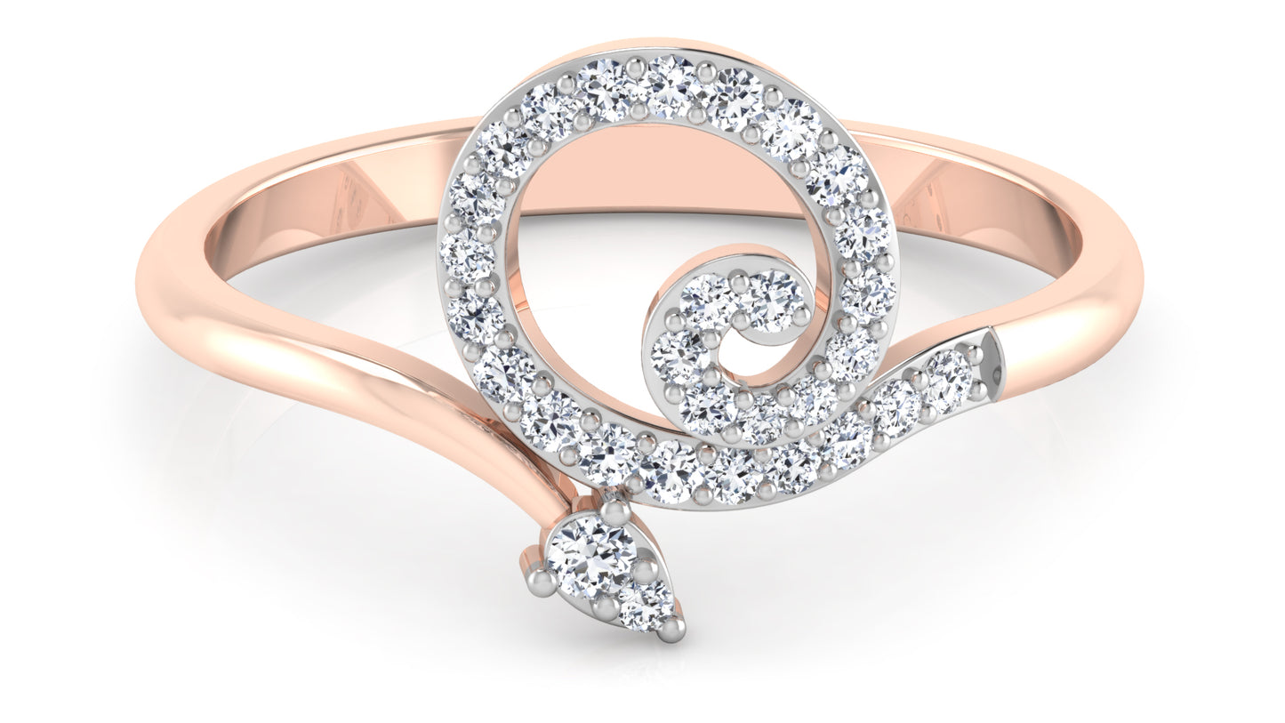 Serpent Bliss Diamond Ring