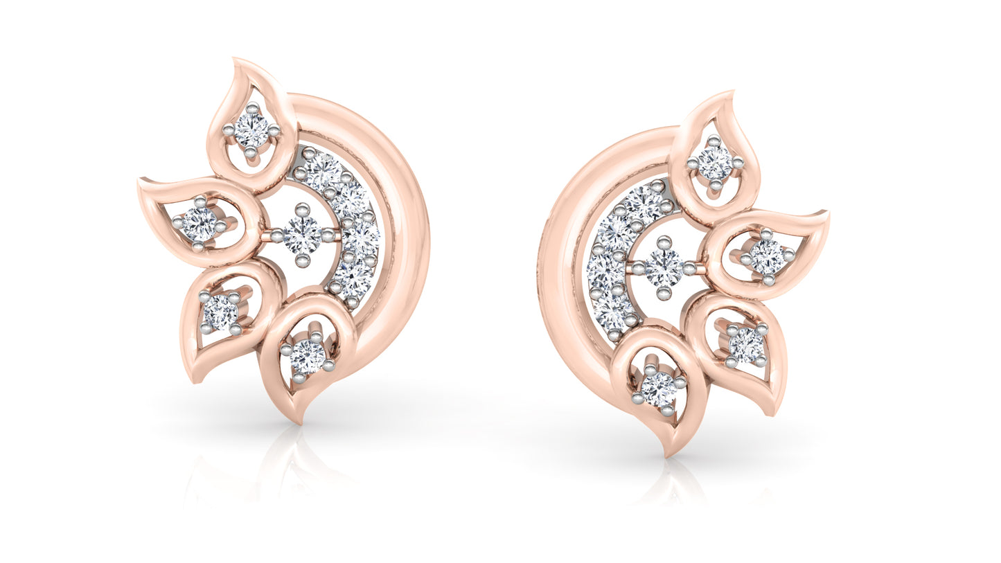 Flame Wonder Diamond Earrings