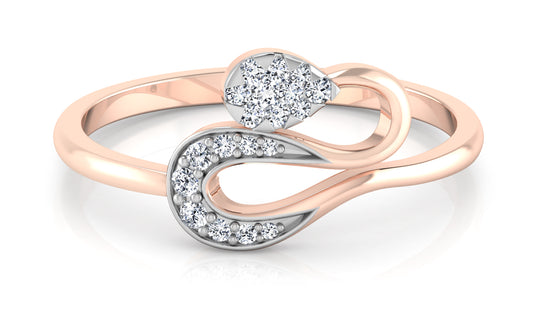 Snake Whisper Diamond Ring