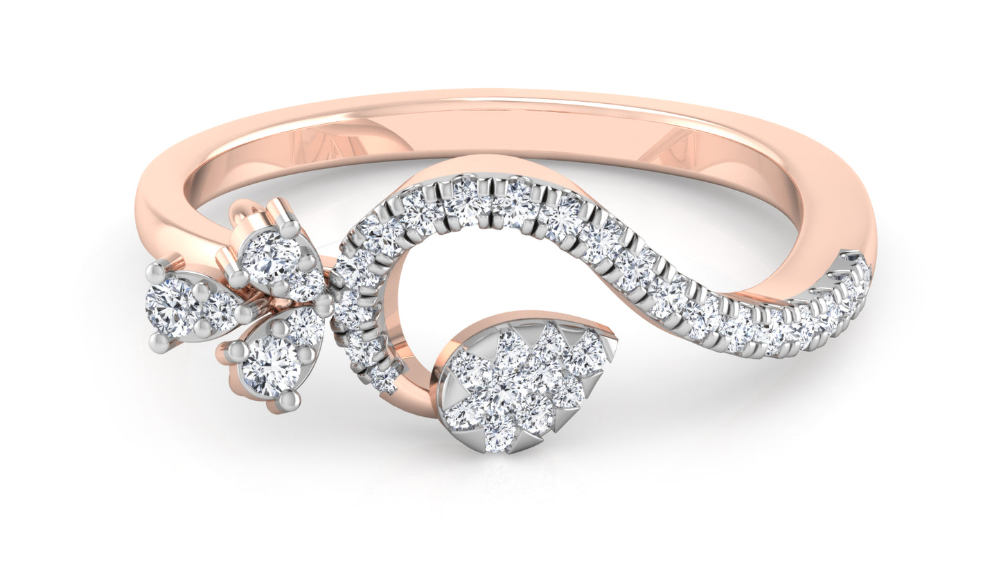 Pleasure Peak Diamond Ring