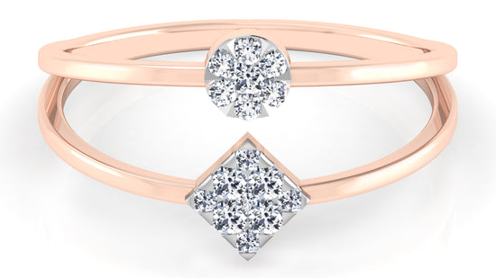 Squacle Diamond Ring