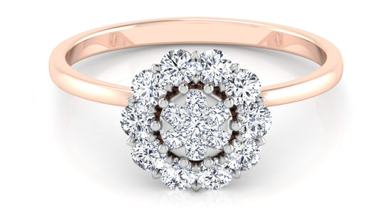 Petal Throng Diamond Ring