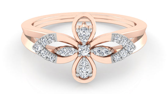 Flower Elixir Diamond Ring