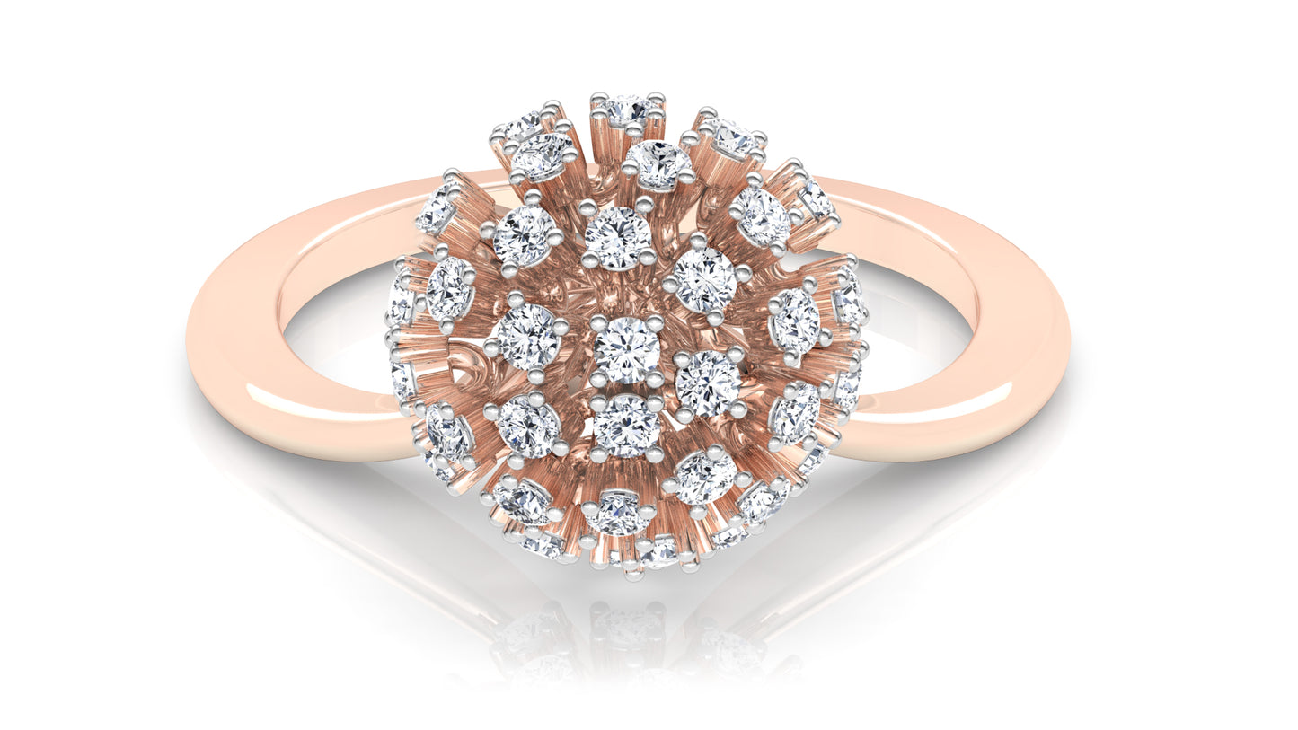 Clump Beauty Diamond Ring