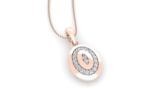 Elliptic Sheen Diamond Earrings And Pendant Set