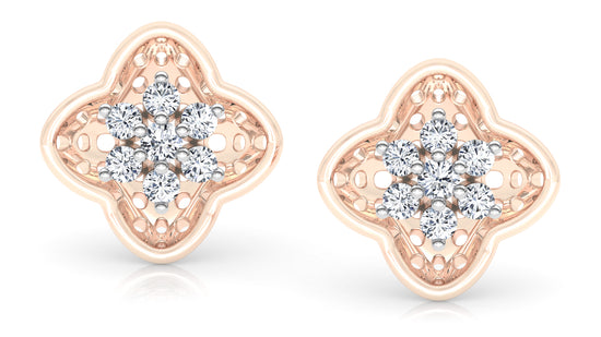 Flower Brigade Diamond Earrings And Pendant Set