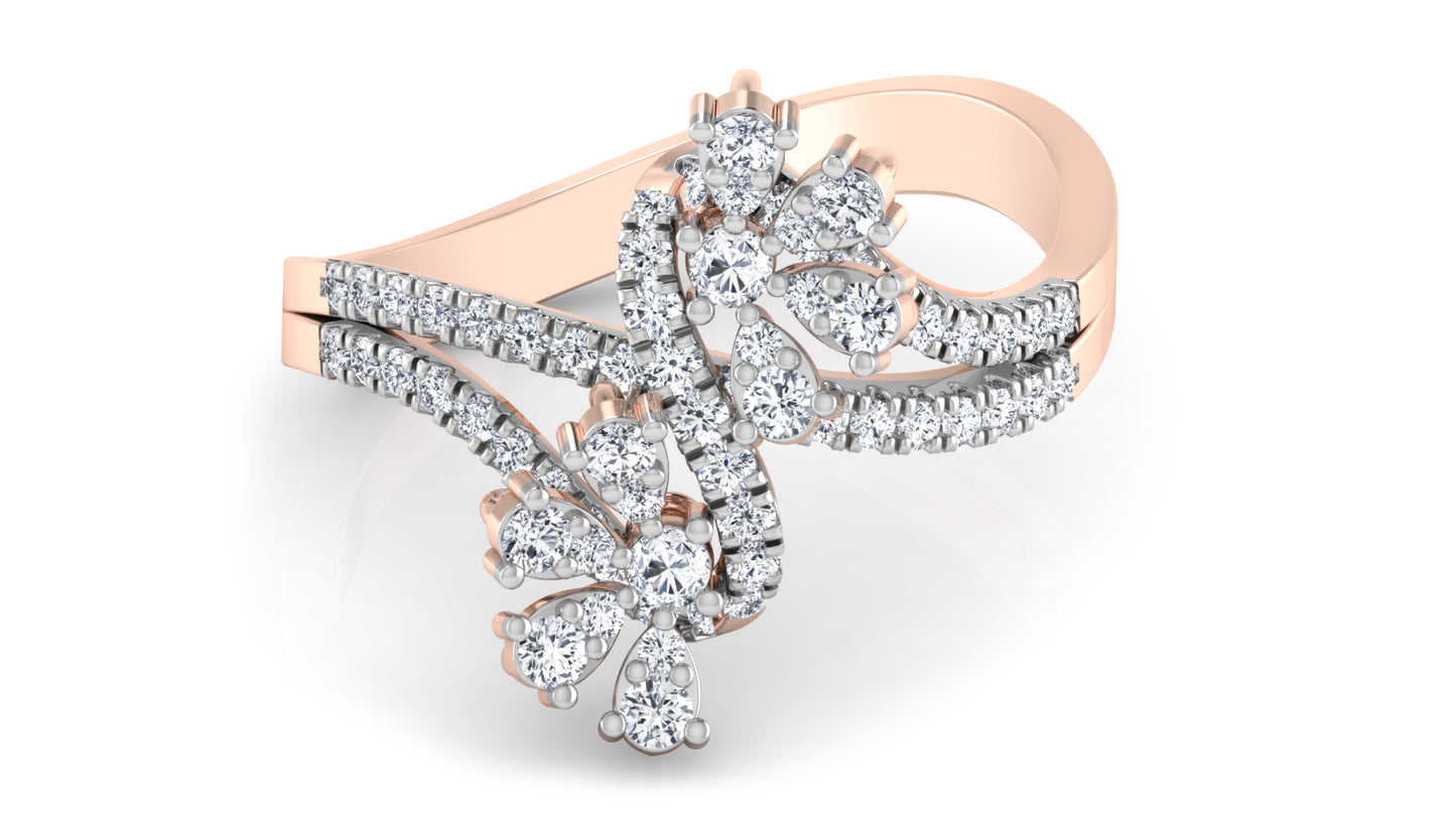 Floral Bash Diamond Ring