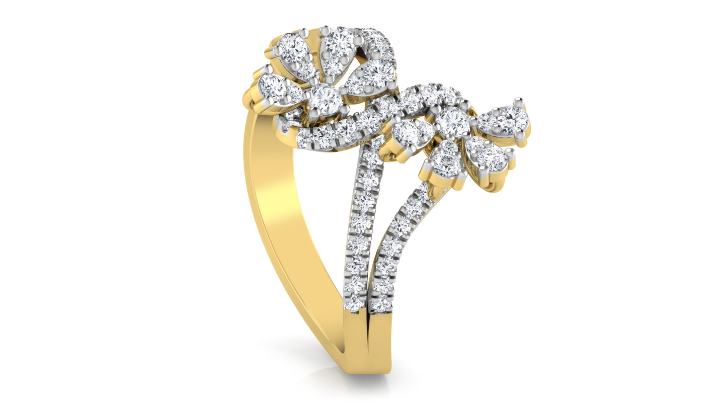 Floral Bash Diamond Ring