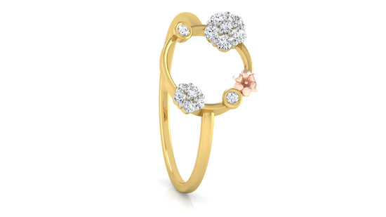 Mixed Ensemble Diamond Ring