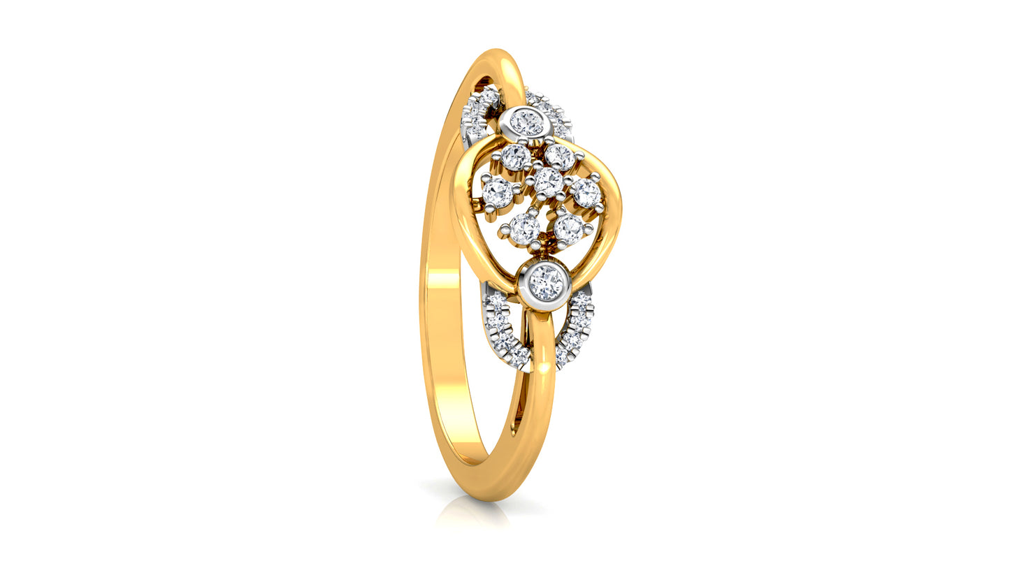 Floral Sook Diamond Ring