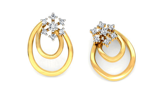 Eccentric Beauty Diamond Earrings