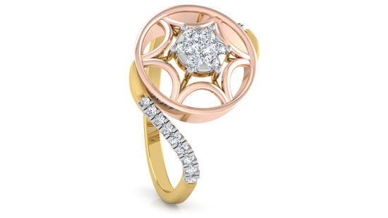 Moon Spritz Diamond Ring