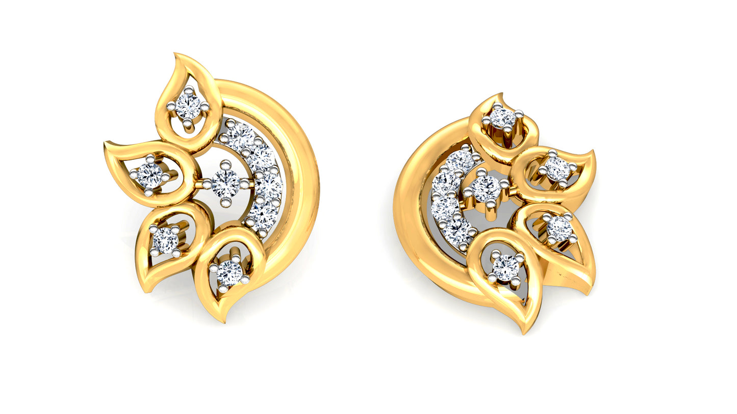 Flame Wonder Diamond Earrings