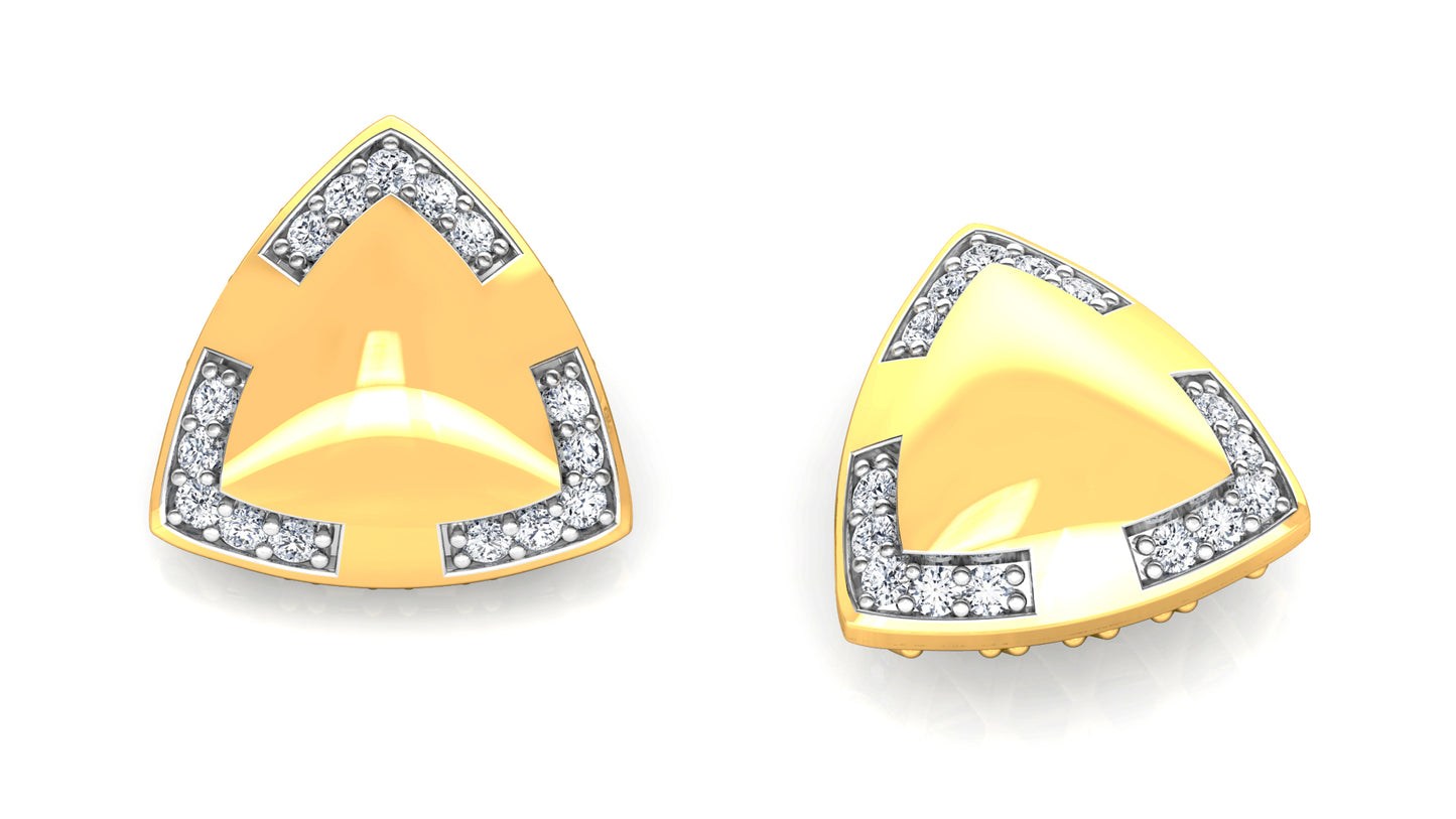 Spade Raid Diamond Earrings And Pendant Set