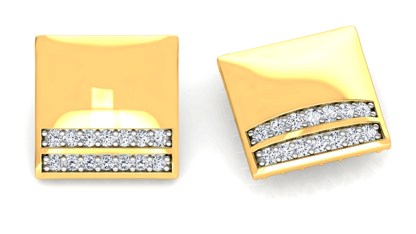 Equal Equal Diamond Earrings And Pendant SEt