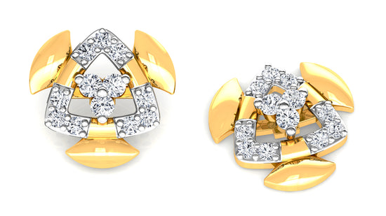 Exploding Beauty Diamond Earrings And Pendant Set