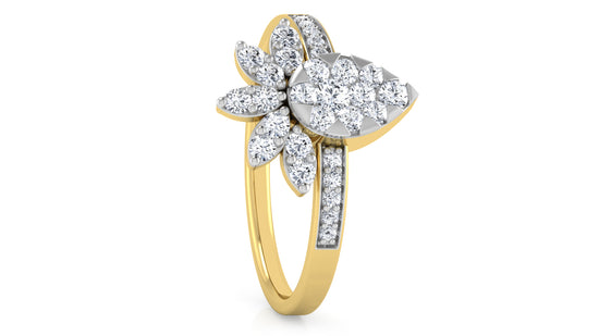 Lotus Wonder Diamond Ring