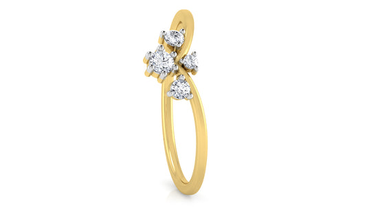 Magical Peak Diamond Ring