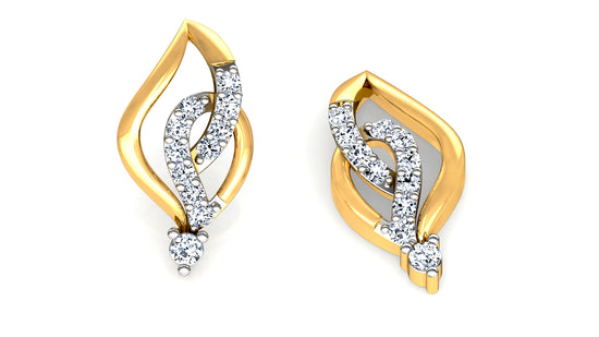 Shine Tone Diamond Earrings