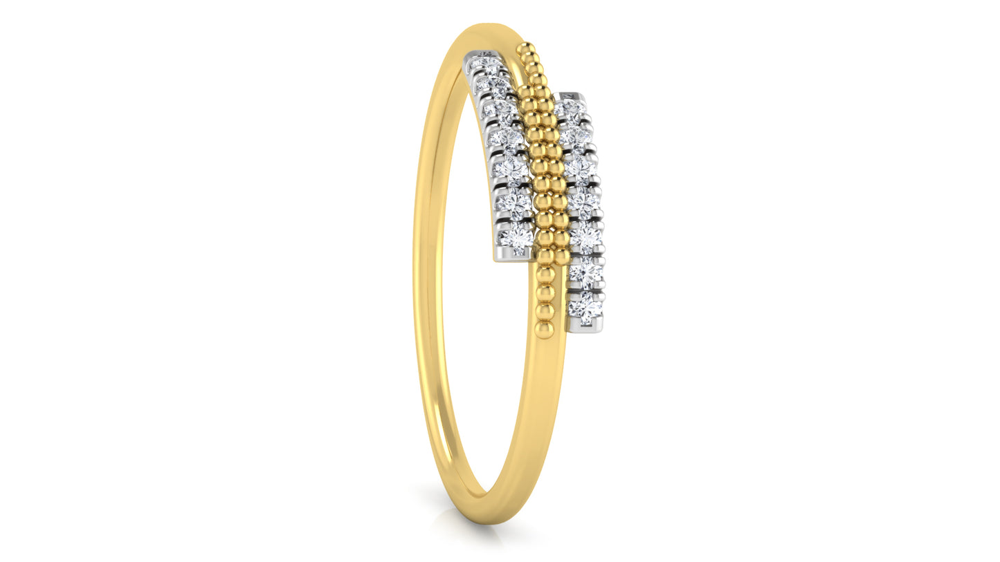 Sunkissed Bridge Diamond Ring