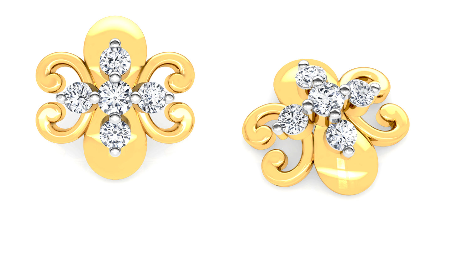 Dashing n Bashing Diamond Earrings And Pendant Set