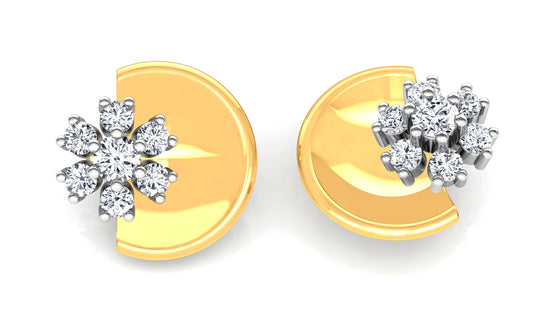 Citzty Life Diamond Earrings And Pendant Set