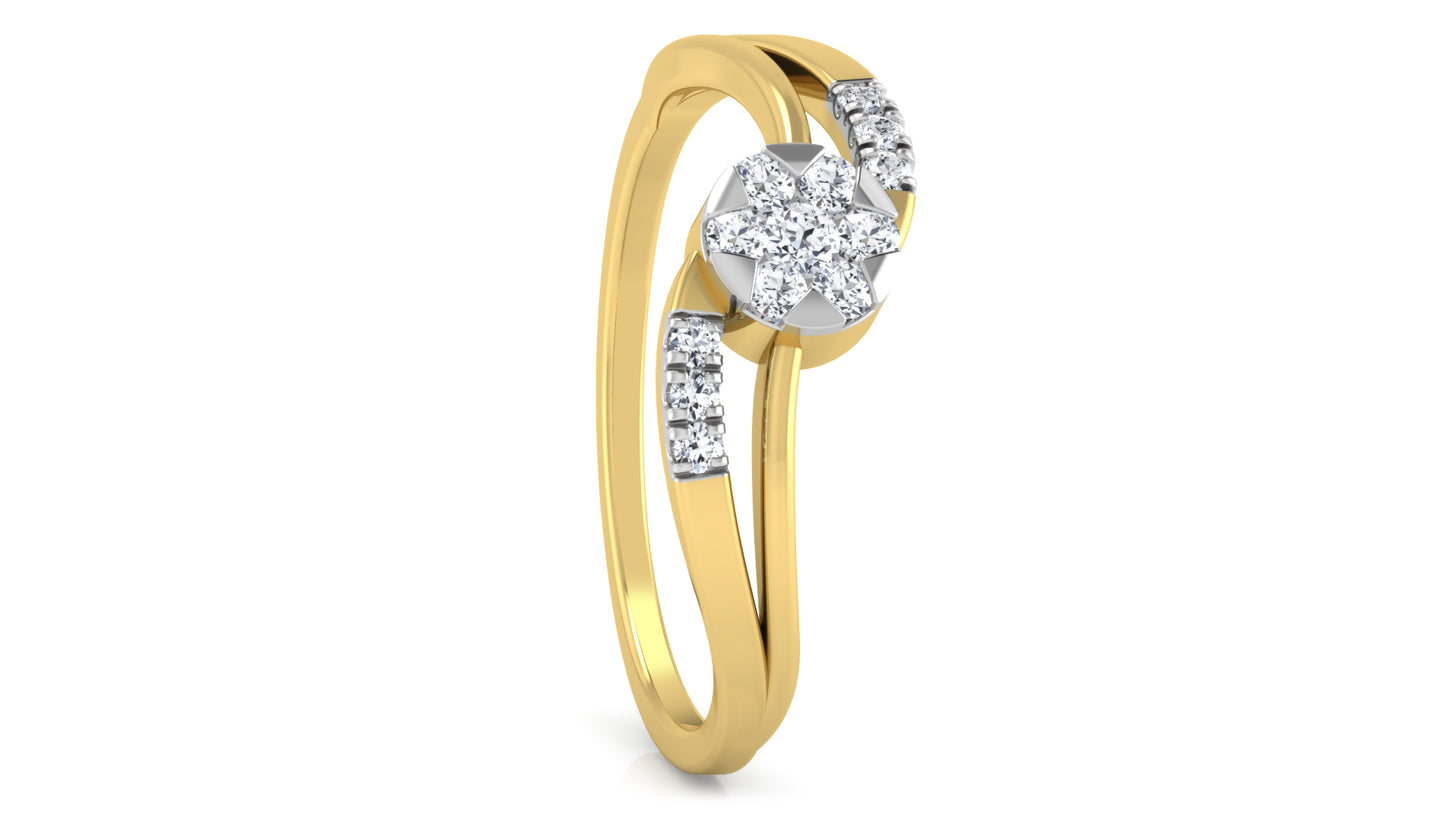 Rising Star Diamond Ring