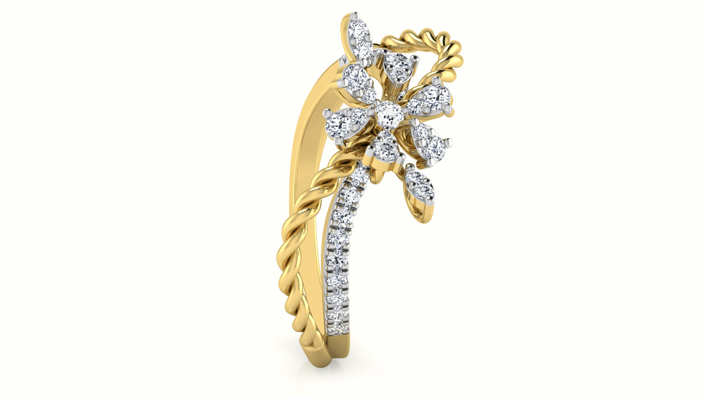 Entwined Bliss Diamond Ring