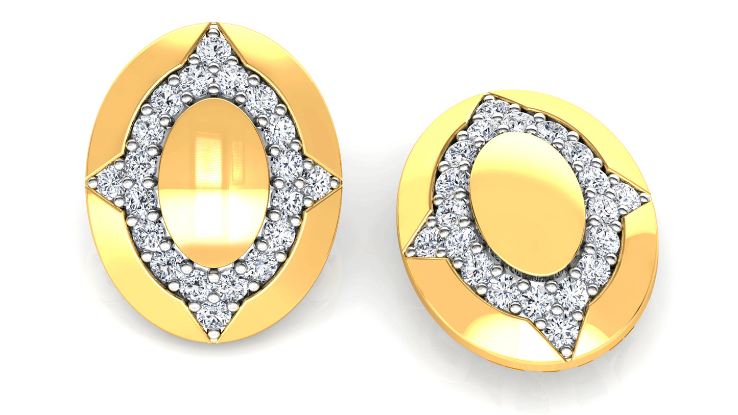 Heavenly Celestials Diamond Earrings And Pendant Set