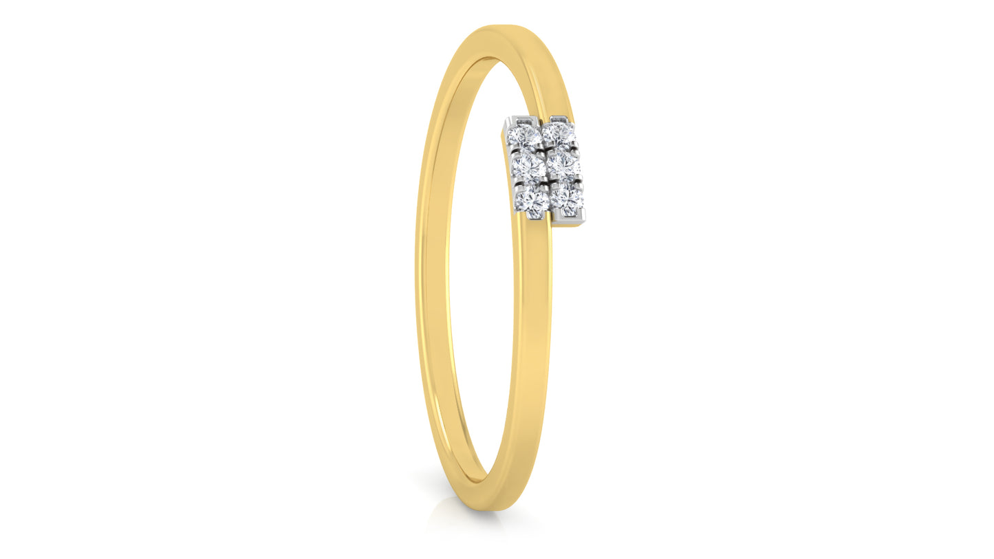 Diamonds Overlap Diamond Ring