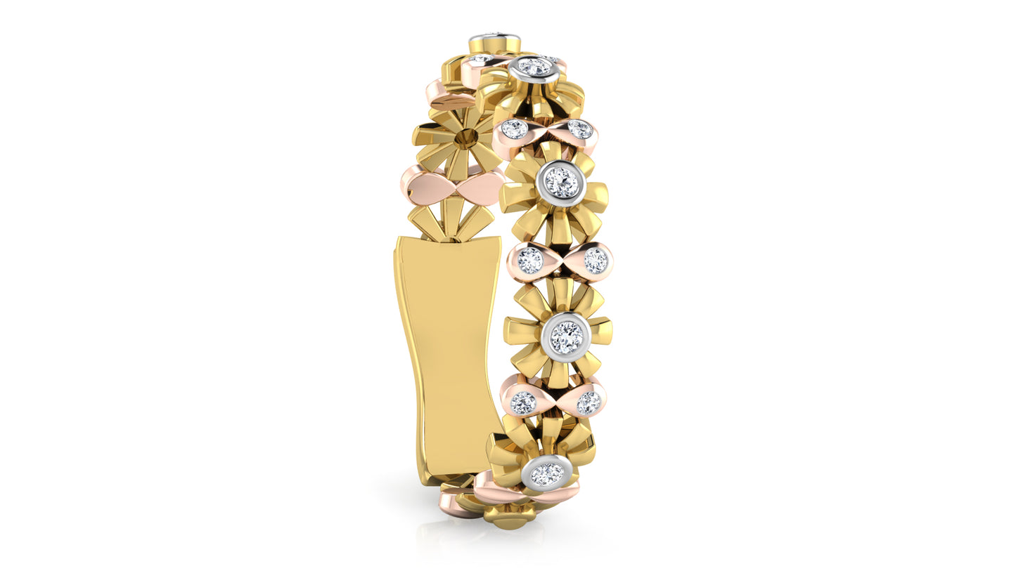 Floral Flabergast Diamond Ring