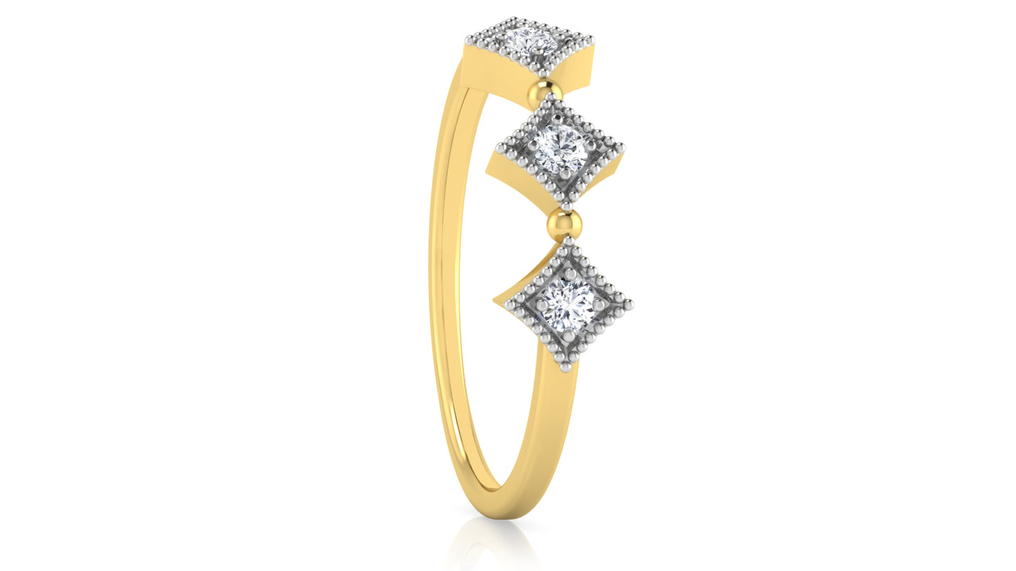 Trisqua Diamond Ring