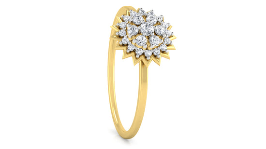 Crysanthemum Bliss Diamond Ring