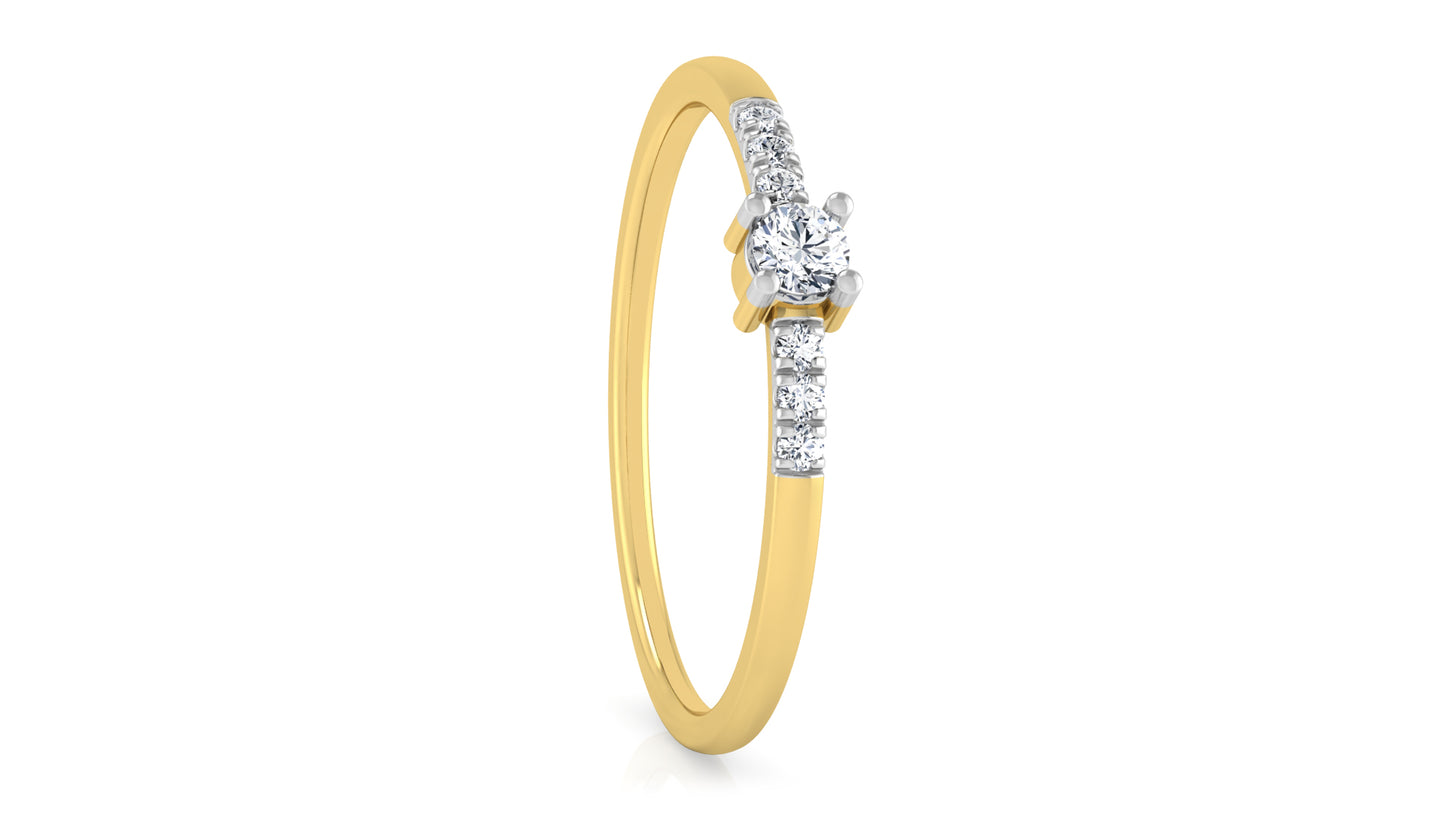 Dewdrop Sight Diamond Ring