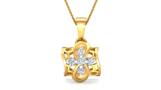 Royal Myth Diamond Earrings And Pendant Set