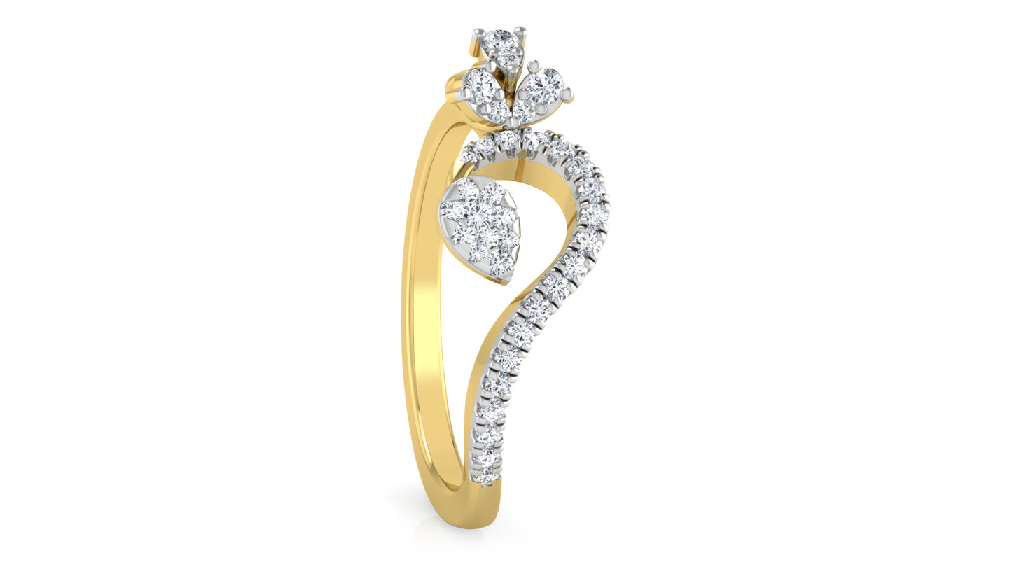 Pleasure Peak Diamond Ring