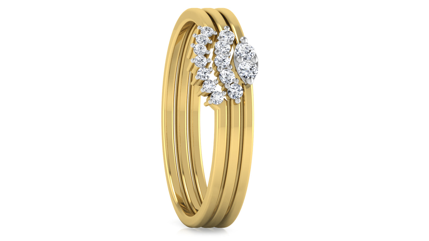 River Side Diamond Ring