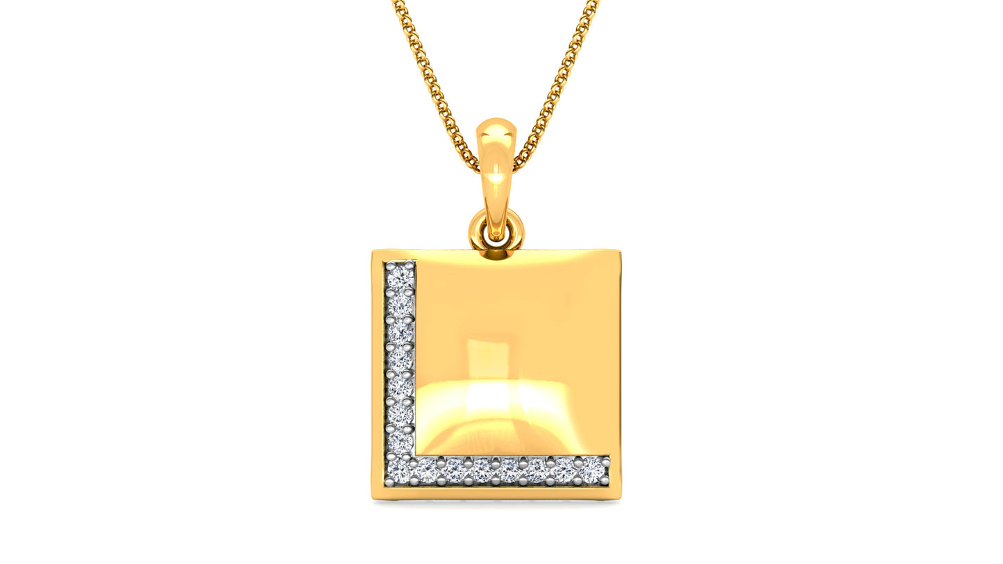 L' for Love Diamond Earrings And Pendant Set