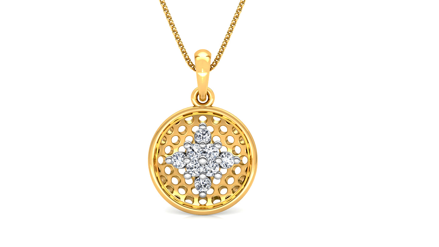 Beauty Trek Diamond Earrings And Pendant Set